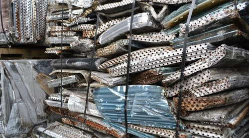 Auto radiator aluminum copper scrap - HVAC condenser material for processing