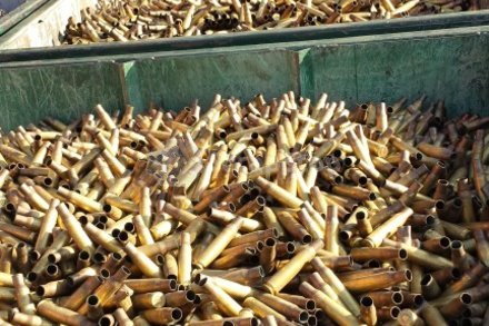 Brass shell cases ammunition scrap - 70/30 cartridge brass fired casings for recycling