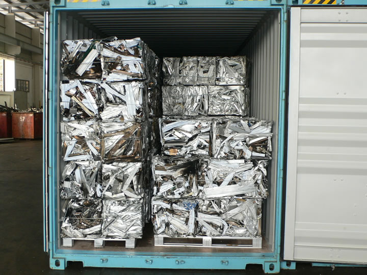 HE9 6063 aluminum extrusion profiles - clean architectural scrap