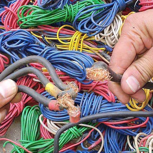 Insulated copper cable ICW scrap - PVC wire for cable recycling